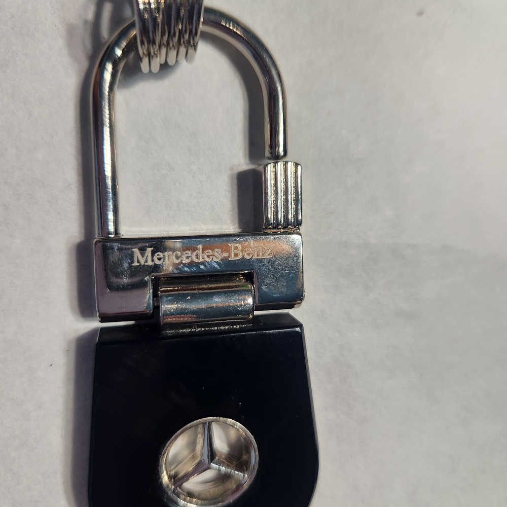 Mercedes Benz Black Keychain